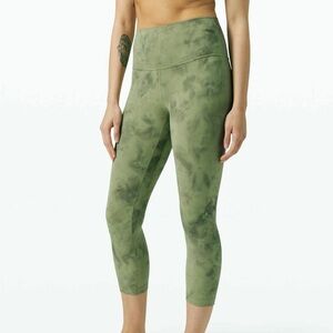 Lululemon Align Pant 21” Diamond Dye Sz 6 Vista Green Medium Olive